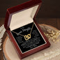 TO MY BONUS DAUGHTER | INTERLOCKING HEARTS | Gift For Daughter, Birthday Gift, To My Daughter Gift, Daughter Birthday