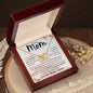 To My Mom | Interlocking Hearts necklace