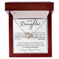 TO MY DAUGHTER | Interlocking Hearts | Gift For Daughter, Birthday Gift, Daughter Necklace, To My Daughter Gift,