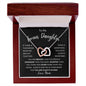 TO MY BONUS DAUGHTER | INTERLOCKING HEARTS | Gift For Daughter, Birthday Gift, To My Daughter Gift, Daughter Birthday