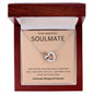 TO MY BEAUTIFUL SOULMATE | Interlocking Hearts necklace | Soulmate gift, Anniversary gift, Gift for soulmate Wife necklace,