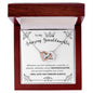 To My Amazing Granddaughter | Interlocking Hearts necklace