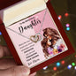 To My Beautiful Daughter | Interlocking Hearts necklace | Straighten Your Crown