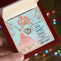 Mis Quince with Crown | Interlocking Hearts necklace