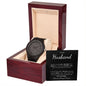 To My Husband | Wooden Watch | Anniversary gift, Gift for him, Gift for husband, Husband birthday, Gift from wife