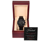 To My Husband | Black Chronograph Watch | Anniversary gift, Gift for him, Gift for husband, Husband birthday, Gift from wife