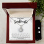 To My Sexy Soulmate | Eternal Hope Necklace + CZ Earrings | Gift for soulmate, Anniversary gift, Girlfriend necklace, Gift for wife, Birthday gift