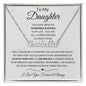 To My Daughter | Custom Name Necklace | Love In Your Life