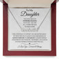 To My Daughter | Custom Name Necklace | Love In Your Life