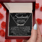 To My Hot Smokin' Soulmate Personalized Name Necklace | Anniversary gift, Gift from husband, Wife birthday gift, Wife anniversary, Gift for wife