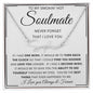 To My Hot Smokin' Soulmate Signature Style Name Necklace | Anniversary gift, Gift from husband, Wife birthday gift, Wife anniversary, Gift for wife