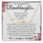 To Our Beautiful Granddaughter | Signature Style Name Necklace | To my granddaughter, Birthday gift, Gift from grandma, Gift from grandpa