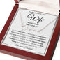 To My Smokin' Hot Wife Signature Style Name Necklace | Anniversary gift, Gift from husband, Wife birthday gift, Gift for wife