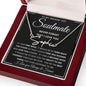 To My Smokin' Hot Soulmate Signature Style Name Necklace | Anniversary gift, Gift from husband, Wife birthday gift, Wife anniversary, Gift for wife