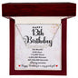 Happy 13th Birthday | Personalized Heart Name Necklace