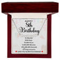 Happy 8th Birthday | Personalized Heart Name Necklace