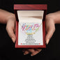 Happy 8th Birthday | Personalized Heart Name Necklace