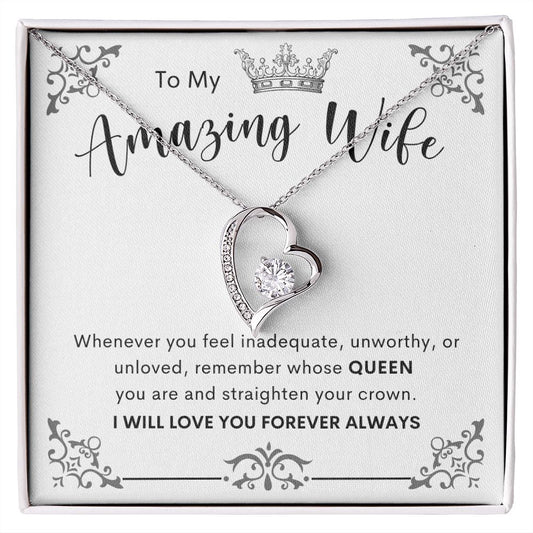 To My Amazing Wife | Forever Love Necklace