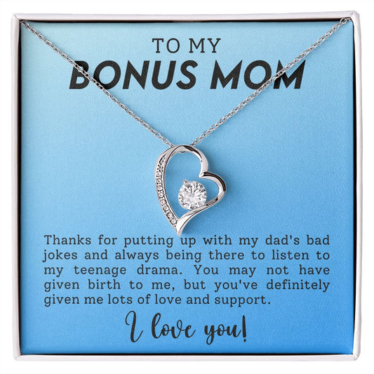 To My Bonus Mom | Forever Love Necklace