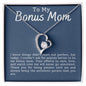 To My Bonus Mom | Forever Love Necklace