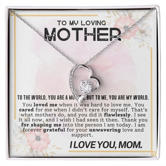 To My Loving Mother | Forever Love Necklace