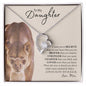 TO MY DAUGHTER | Forever Love Necklace | Gift For Daughter, Daughter Necklace, Birthday Gift, To My Daughter Gift Daughter Birthday