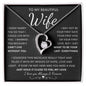 TO MY BEAUTIFUL WIFE | Forever Love Necklace | Anniversary gift, Gift from husband, Wife birthday gift, Wife anniversary, Gift for wife, Wife necklace