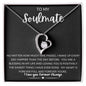 TO MY SOULMATE | Forever Love Necklace | Gift for soulmate, Anniversary gift, Girlfriend necklace, Gift for wife, Birthday gift
