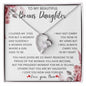 To My Beautiful Bonus Daughter | Gift For Daughter, Daughter Necklace, Birthday Gift