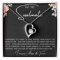 TO MY SOULMATE | Forever Love Necklace | To My Soulmate, Gift for soulmate, Anniversary gift, Girlfriend necklace, Gift for wife, Birthday gift