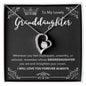 To My Lovely Granddaughter | Forever Love Necklace