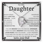 TO MY DAUGHTER FROM DAD | Forever Love Necklace | Daughter Birthday, Gift From Dad, Dad To Daughter Gift, Daughter Father Gift
