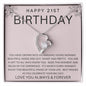 Happy 21st Birthday | Forever Love Necklace