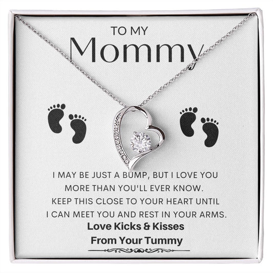 TO My Mommy | Forever Love Necklace | Pregnancy Gift, Expectant Mom Gift, Pregnant Mom Gift, Gift For New Mom