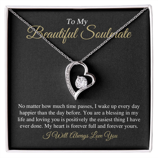 My Beautiful Soulmate | To My Soulmate, Gift for soulmate, Anniversary gift, Girlfriend necklace, Gift for wife, Birthday gift