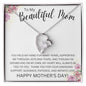 To My Beautiful Mom | Forever Love Necklace