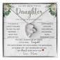 To My Beautiful Daughter | Forever Love Necklace
