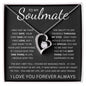 To My Soulmate | Forever Love Necklace