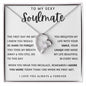 TO MY SEXY SOULMATE | Forever Love Necklace | To My Soulmate, Gift for soulmate, Anniversary gift, Girlfriend necklace, Gift for wife, Birthday gift
