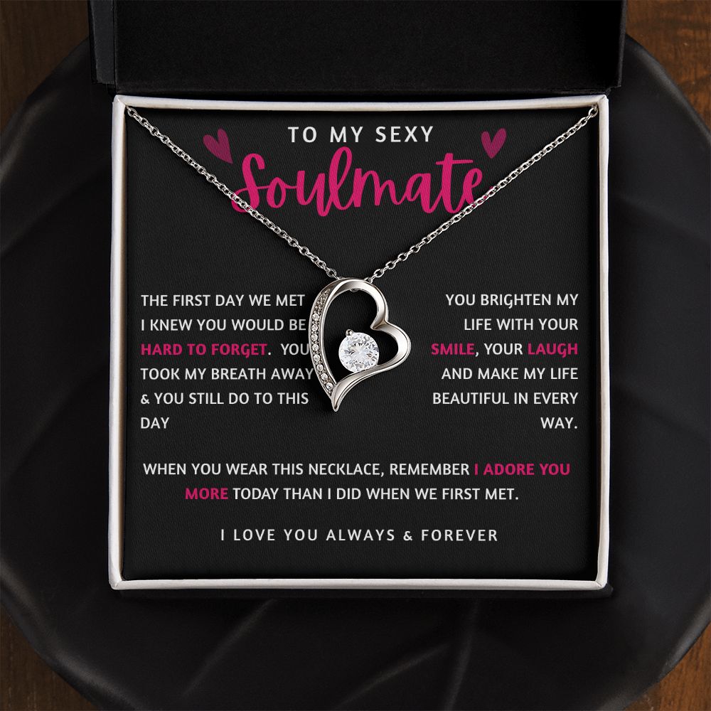 To My Sexy Soulmate | Forever Love Necklace | I Adore You More