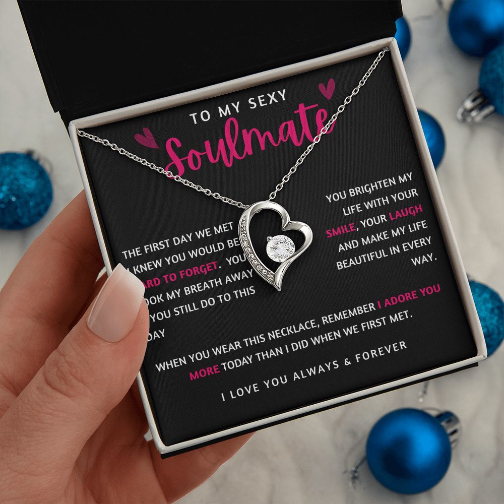 To My Sexy Soulmate | Forever Love Necklace | I Adore You More