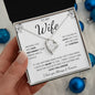 To My Wife | Forever Love Necklace | I Gave My Heart To You