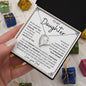 TO MY DAUGHTER FROM DAD | Forever Love Necklace | Daughter Birthday, Gift From Dad, Dad To Daughter Gift, Daughter Father Gift