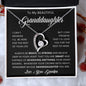 To My Beautiful Granddaughter | Forever Love Necklace