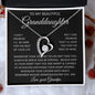 To My Beautiful Granddaughter From Grandpa | Forever Love Necklace
