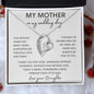 MY MOTHER | Forever Love Necklace | Mom Birthday Gift, Gift From Daughter, Mother Daughter Gift, Necklace For Mom