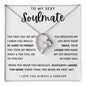 TO MY SEXY SOULMATE | Forever Love Necklace | To My Soulmate, Gift for soulmate, Anniversary gift, Girlfriend necklace, Gift for wife, Birthday gift