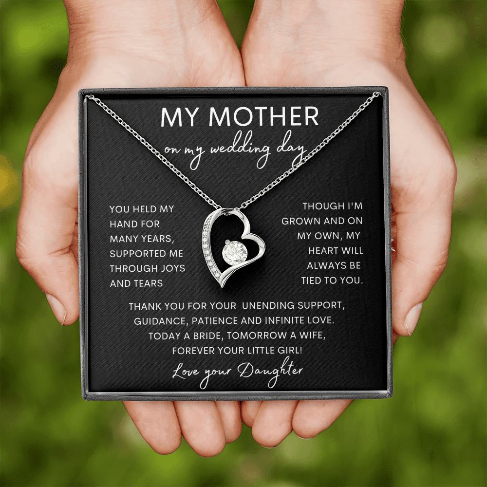 MY MOTHER | Forever Love Necklace | Mom Birthday Gift, Gift From Daughter, Mother Daughter Gift, Necklace For Mom, Mom Gift From Son
