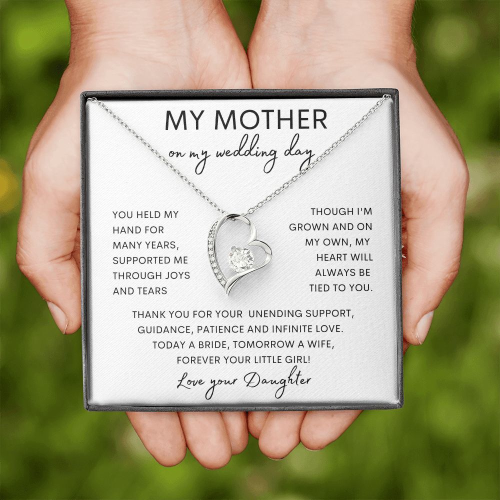 MY MOTHER | Forever Love Necklace | Mom Birthday Gift, Gift From Daughter, Mother Daughter Gift, Necklace For Mom
