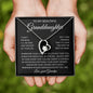 To My Beautiful Granddaughter From Grandpa | Forever Love Necklace